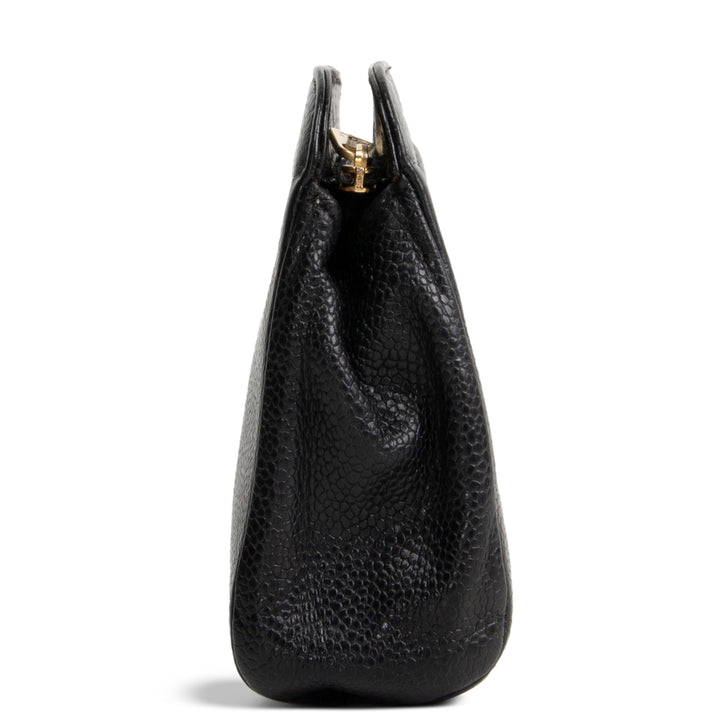 CHANEL Vintage Caviar Timeless CC Cosmetic Pouch