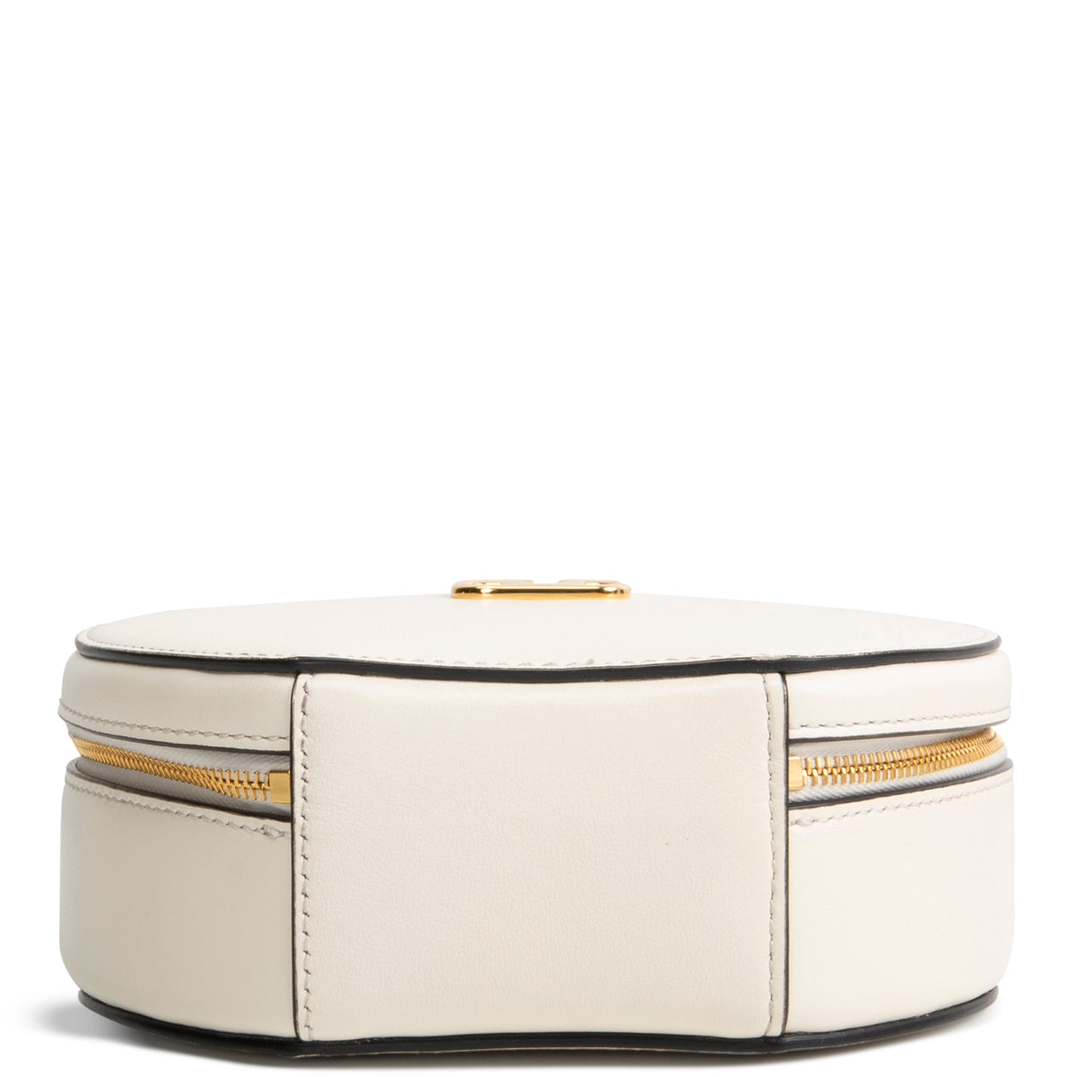 VALENTINO V Logo Signature Circle Bag - Cream