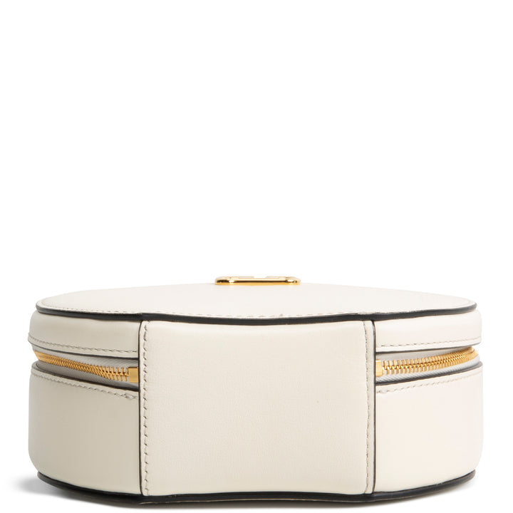 VALENTINO V Logo Signature Circle Bag - Cream