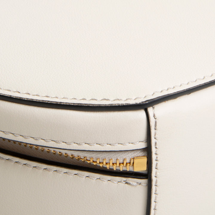 VALENTINO V Logo Signature Circle Bag - Cream