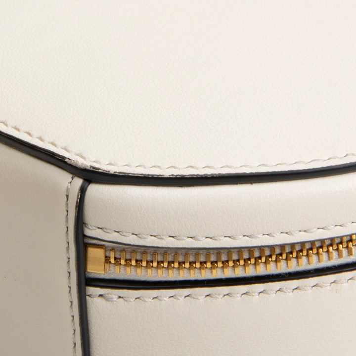 VALENTINO V Logo Signature Circle Bag - Cream