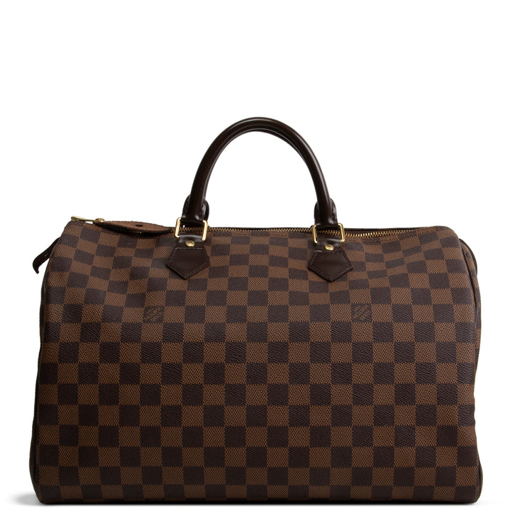 LOUIS VUITTON Damier Ebene Speedy 35