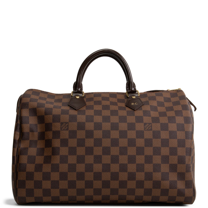 LOUIS VUITTON Damier Ebene Speedy 35