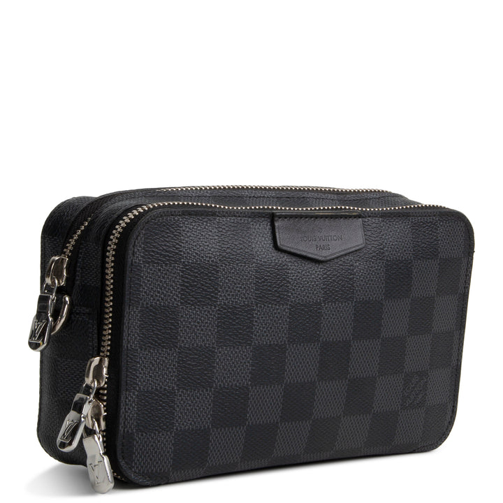 LOUIS VUITTON Damier Graphite Alpha Wearable Wallet
