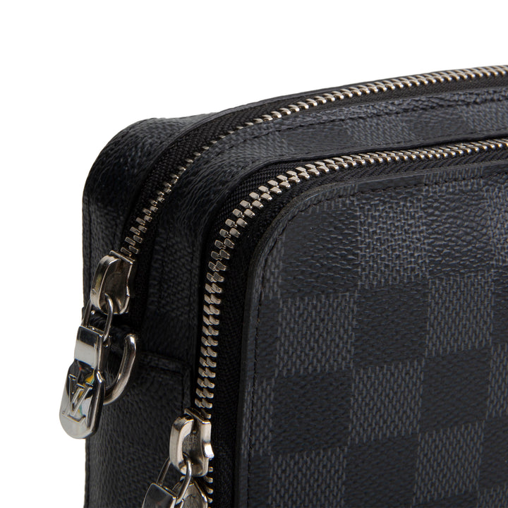 LOUIS VUITTON Damier Graphite Alpha Wearable Wallet
