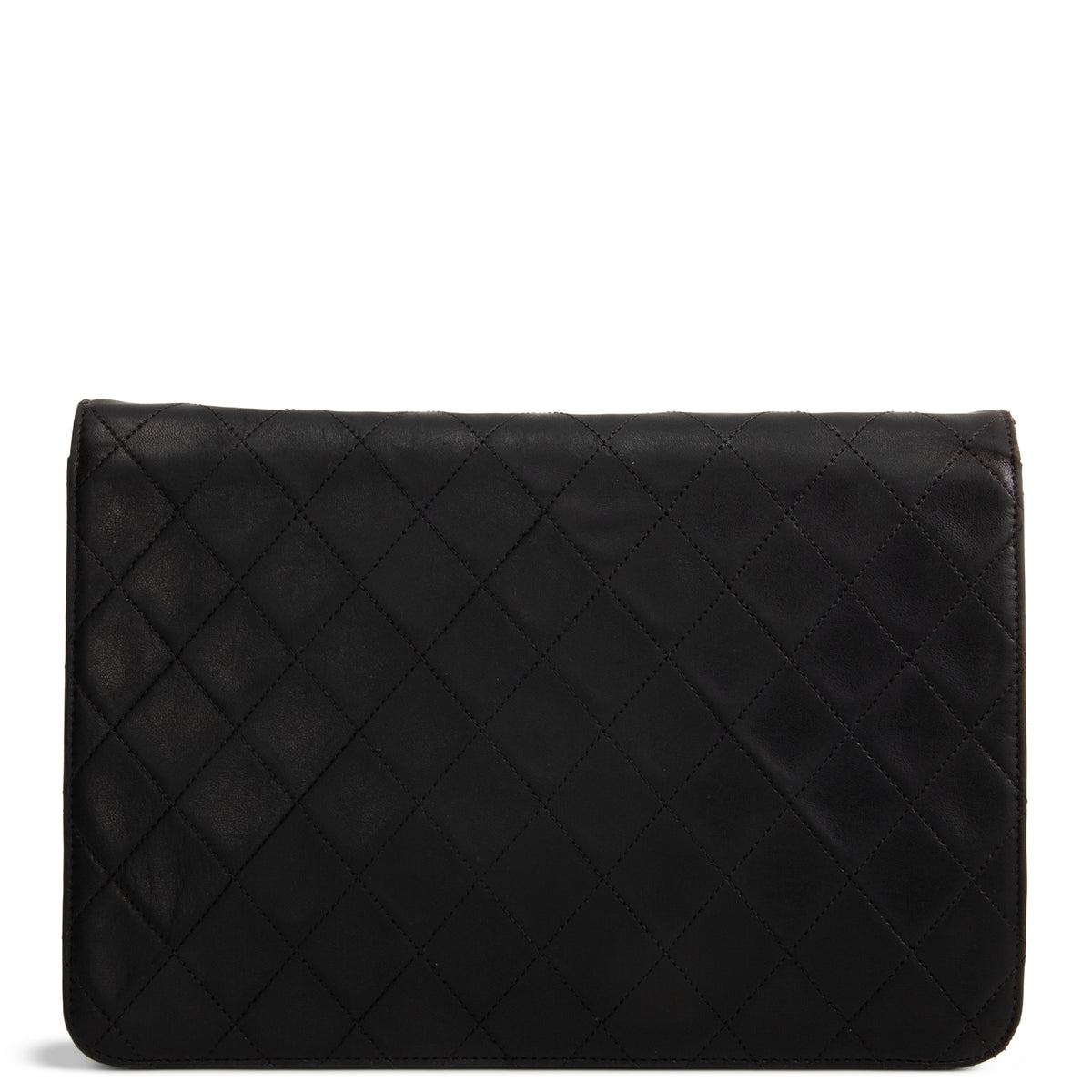 CHANEL Vintage Push Lock Single Flap