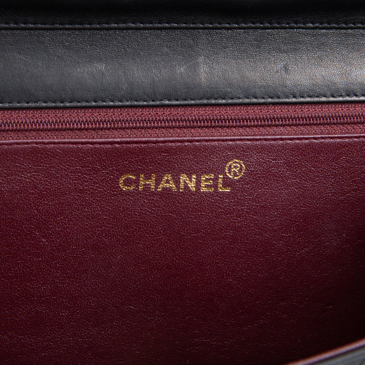 CHANEL Vintage Push Lock Single Flap