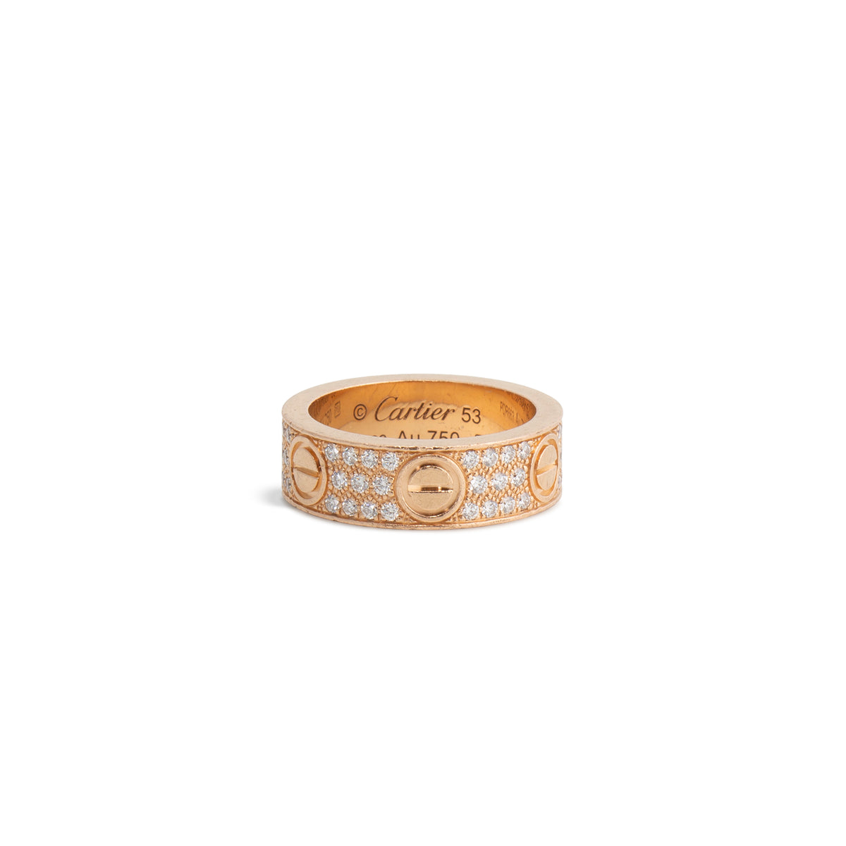 CARTIER Classic Pavé Diamond Ring