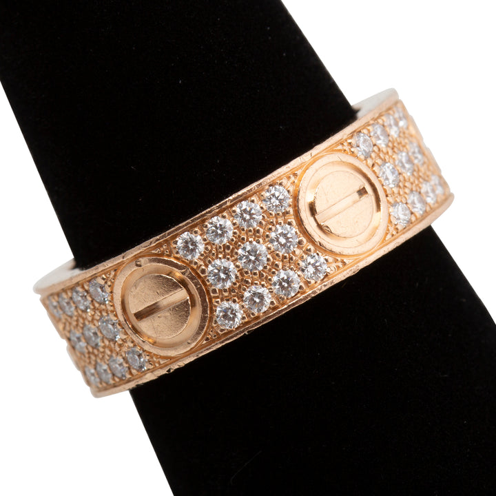 CARTIER Classic Pavé Diamond Ring