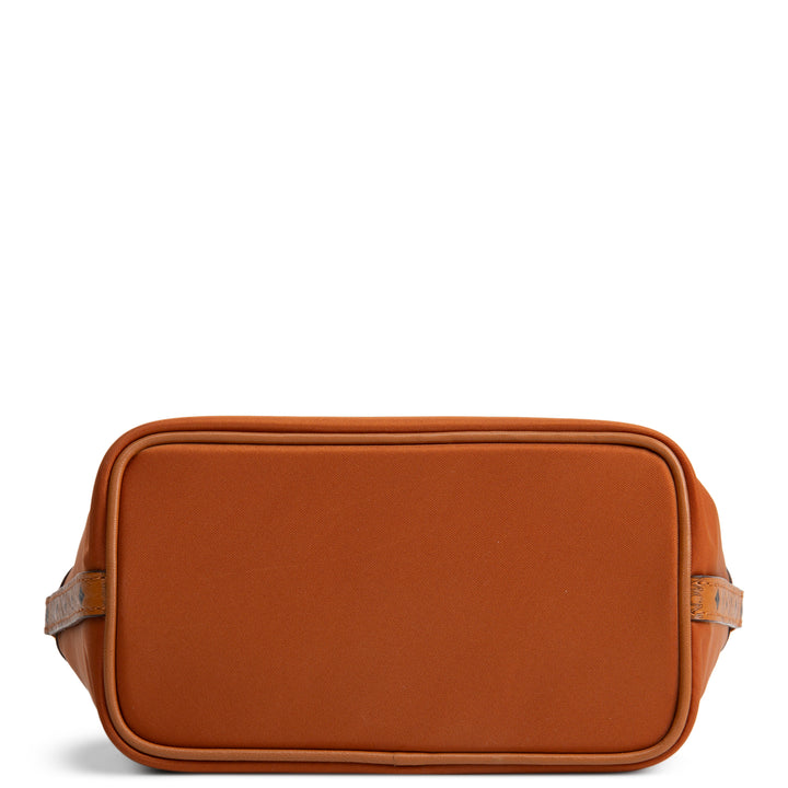 MCM Nylon X-Mini Aren Shopper Tote - Cognac