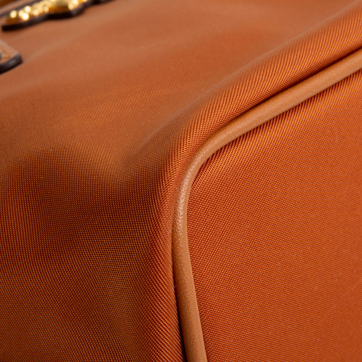 MCM Nylon X-Mini Aren Shopper Tote - Cognac