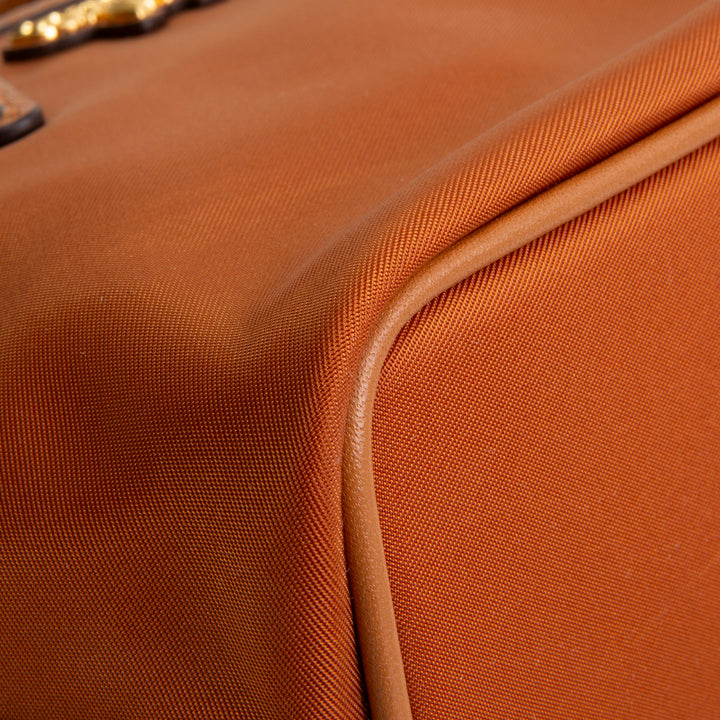 MCM Nylon X-Mini Aren Shopper Tote - Cognac