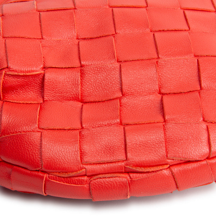 BOTTEGA VENETA Mini Jodie Intrecciato - Coral