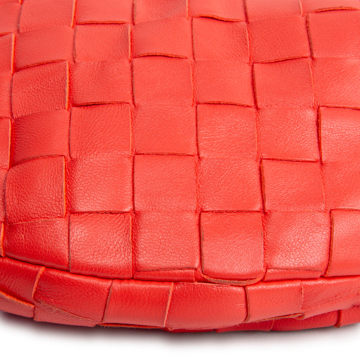 BOTTEGA VENETA Mini Jodie Intrecciato - Coral