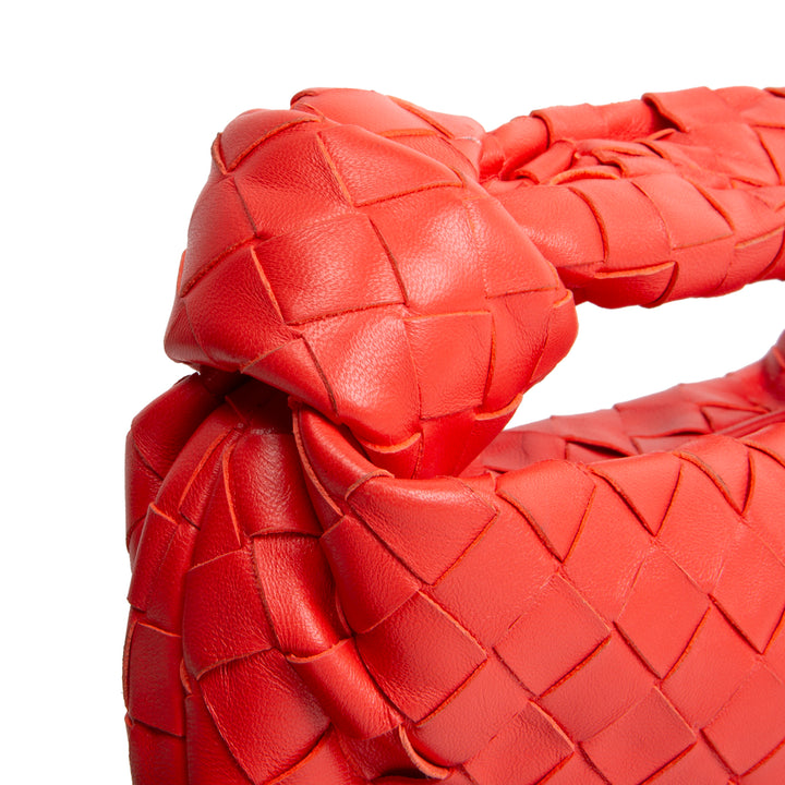 BOTTEGA VENETA Mini Jodie Intrecciato - Coral