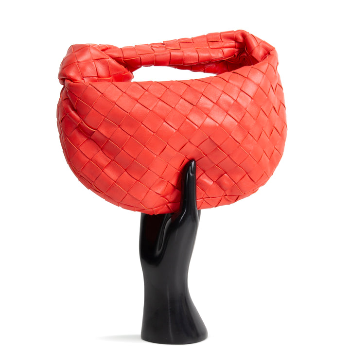 BOTTEGA VENETA Mini Jodie Intrecciato - Coral