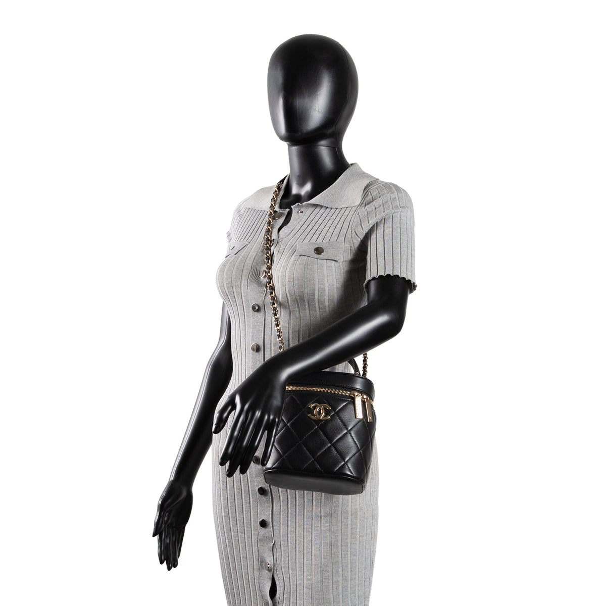 CHANEL Trendy Top Handle Vanity - Black
