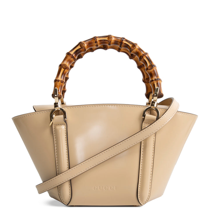 GUCCI Spice Lux Bamboo Basket Bag - Neutral