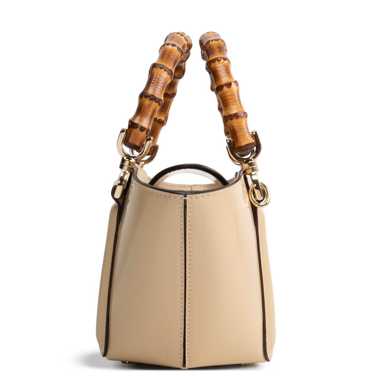 GUCCI Spice Lux Bamboo Basket Bag - Neutral