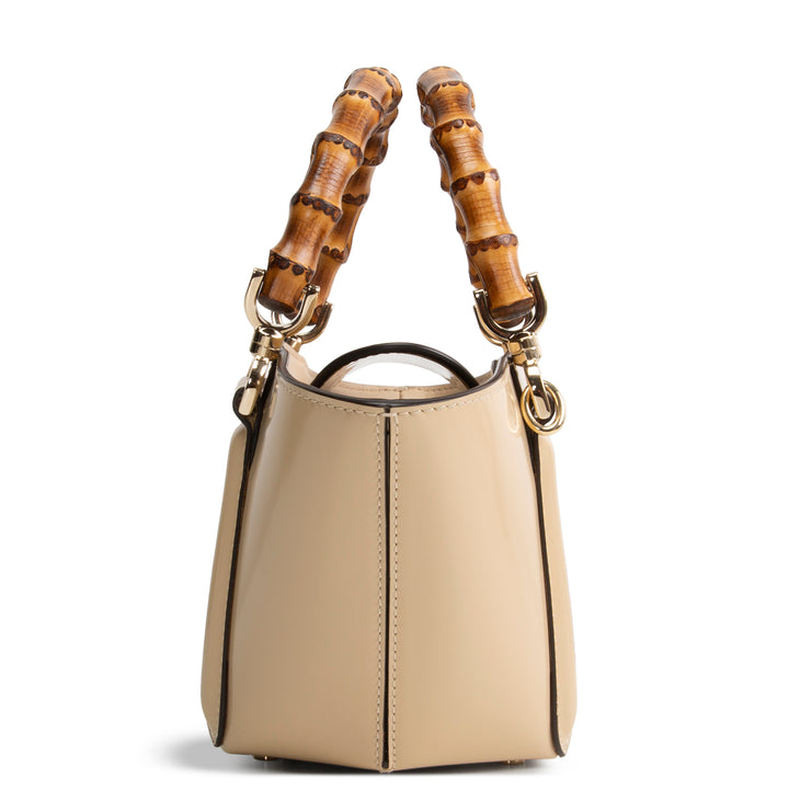 GUCCI Spice Lux Bamboo Basket Bag - Neutral