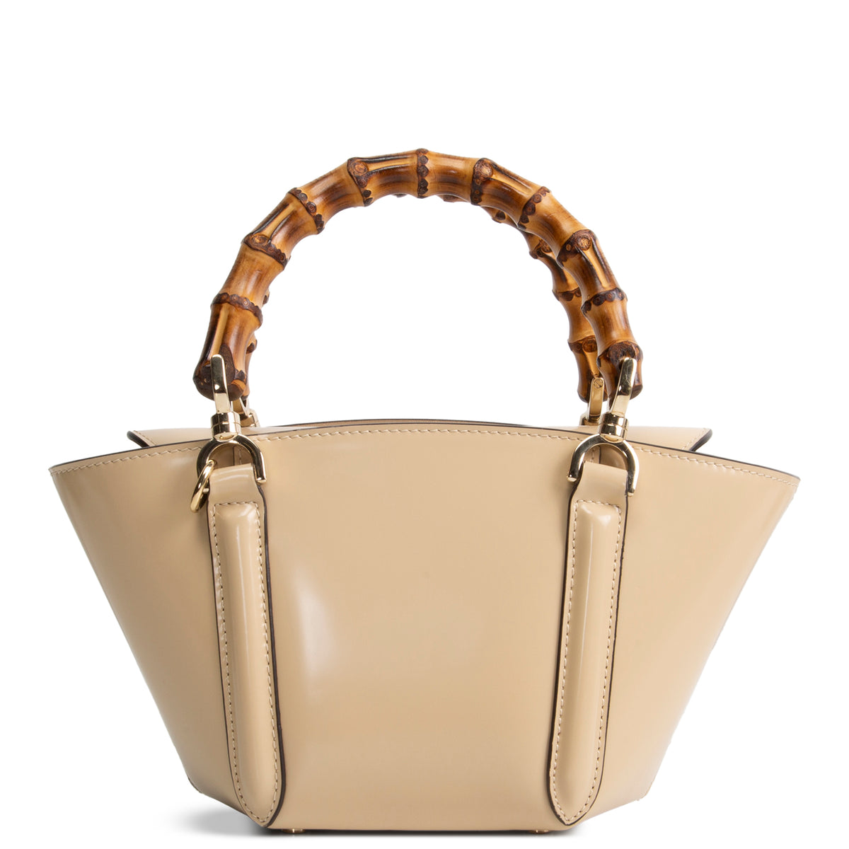 GUCCI Spice Lux Bamboo Basket Bag - Neutral