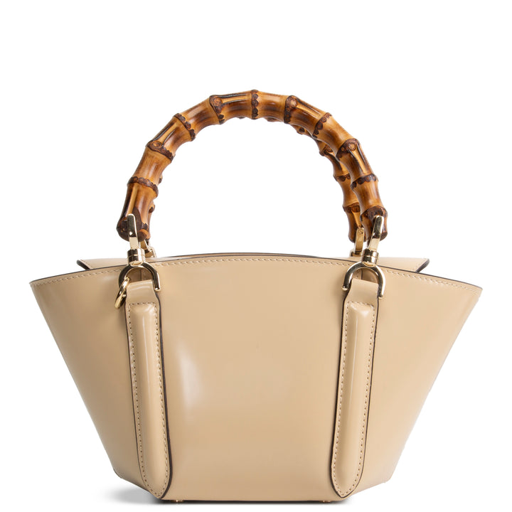 GUCCI Spice Lux Bamboo Basket Bag - Neutral