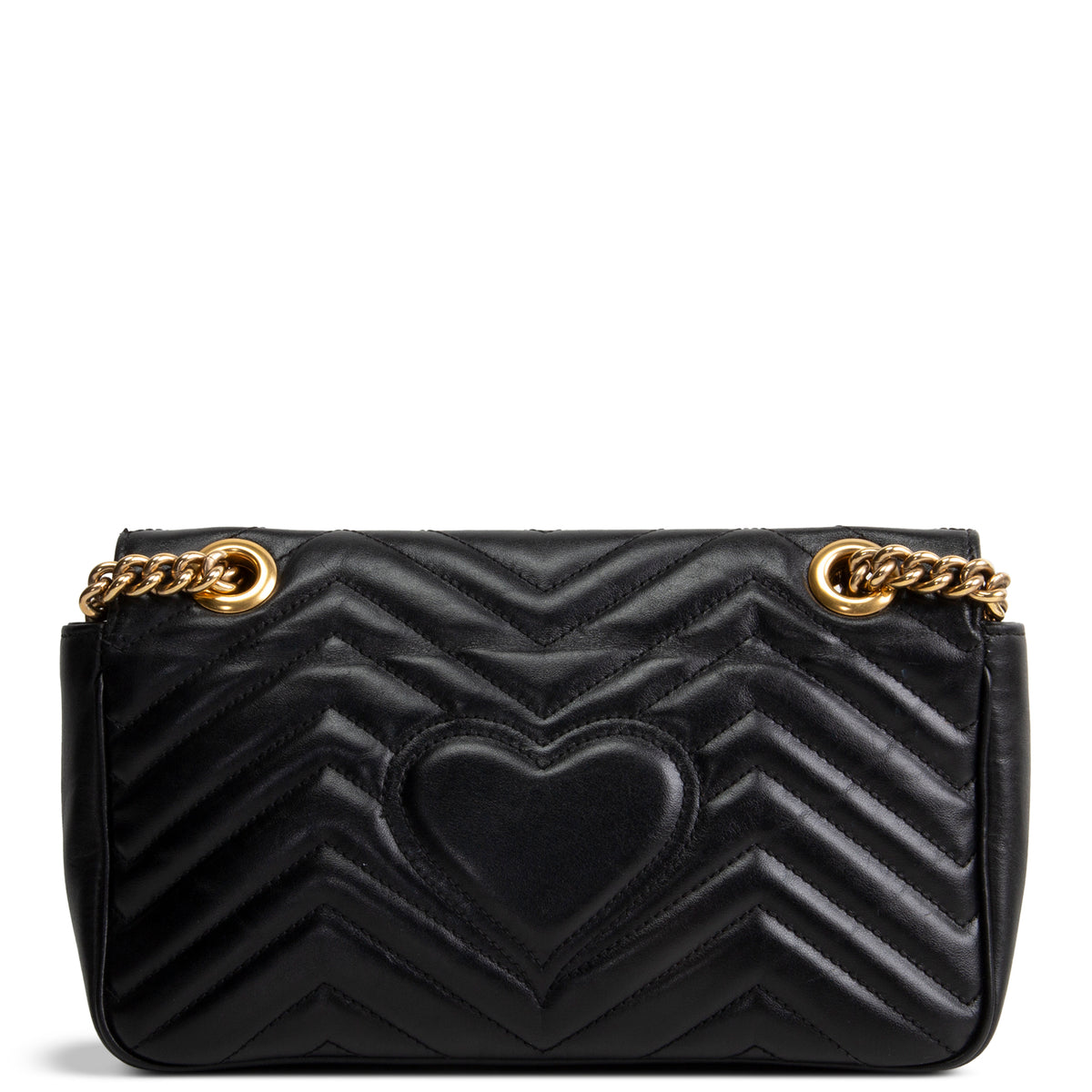 GUCCI GG Marmont Flap Bag Small - Black OUTLET FINAL SALE