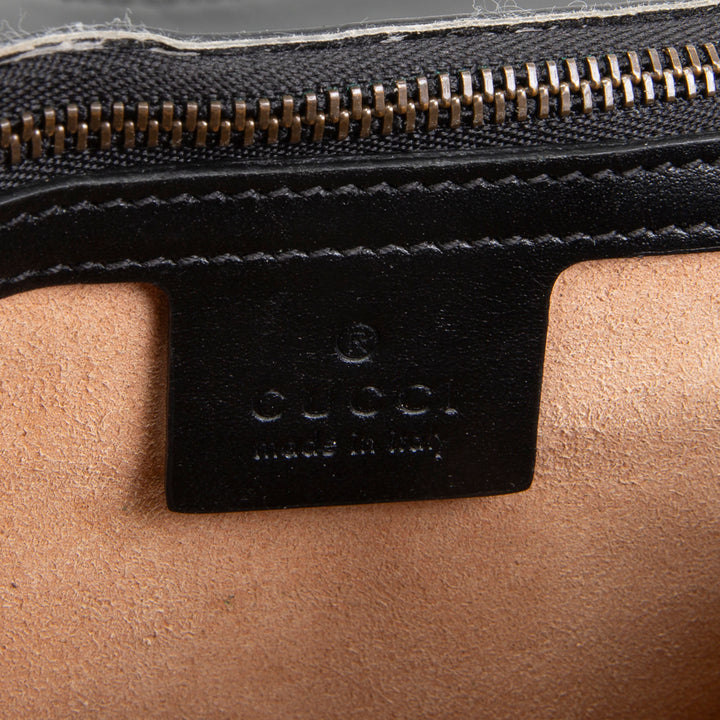 GUCCI GG Marmont Flap Bag Small - Black OUTLET FINAL SALE