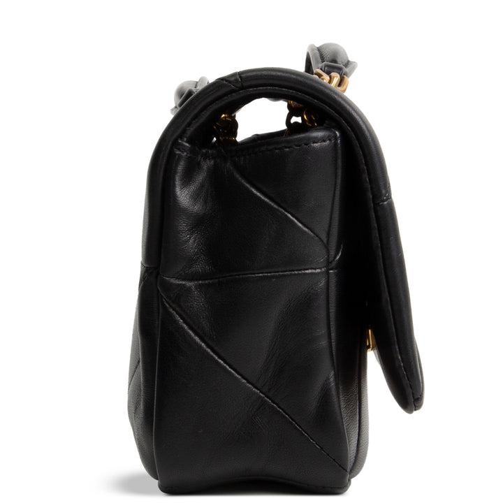 SAINT LAURENT Mini Jamie 4.3 Patchwork Shoulder Bag - Black