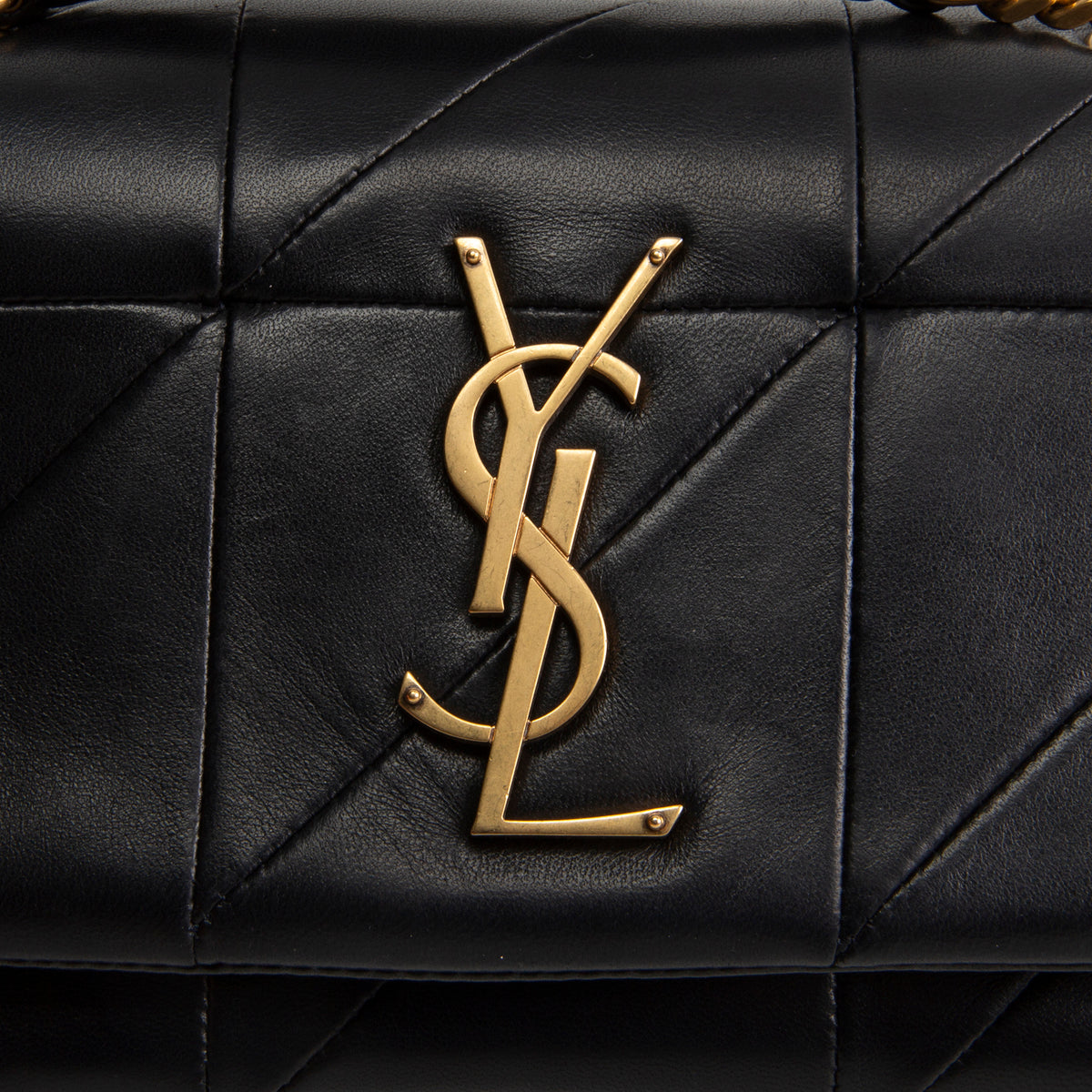 SAINT LAURENT Mini Jamie 4.3 Patchwork Shoulder Bag - Black