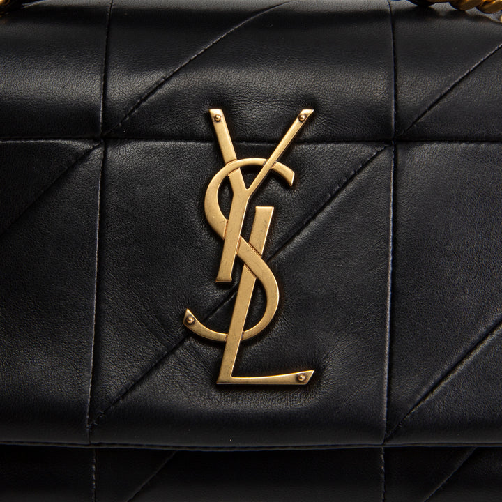SAINT LAURENT Mini Jamie 4.3 Patchwork Shoulder Bag - Black