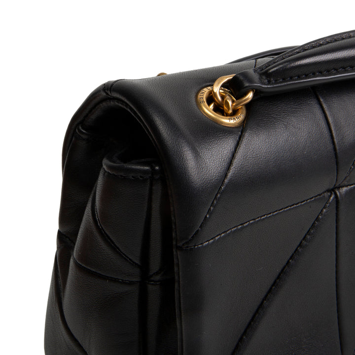 SAINT LAURENT Mini Jamie 4.3 Patchwork Shoulder Bag - Black
