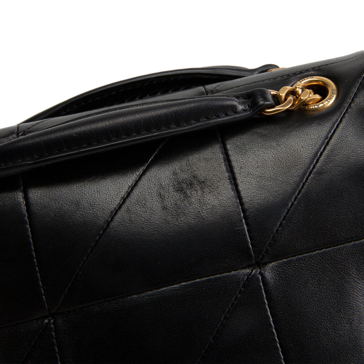 SAINT LAURENT Mini Jamie 4.3 Patchwork Shoulder Bag - Black
