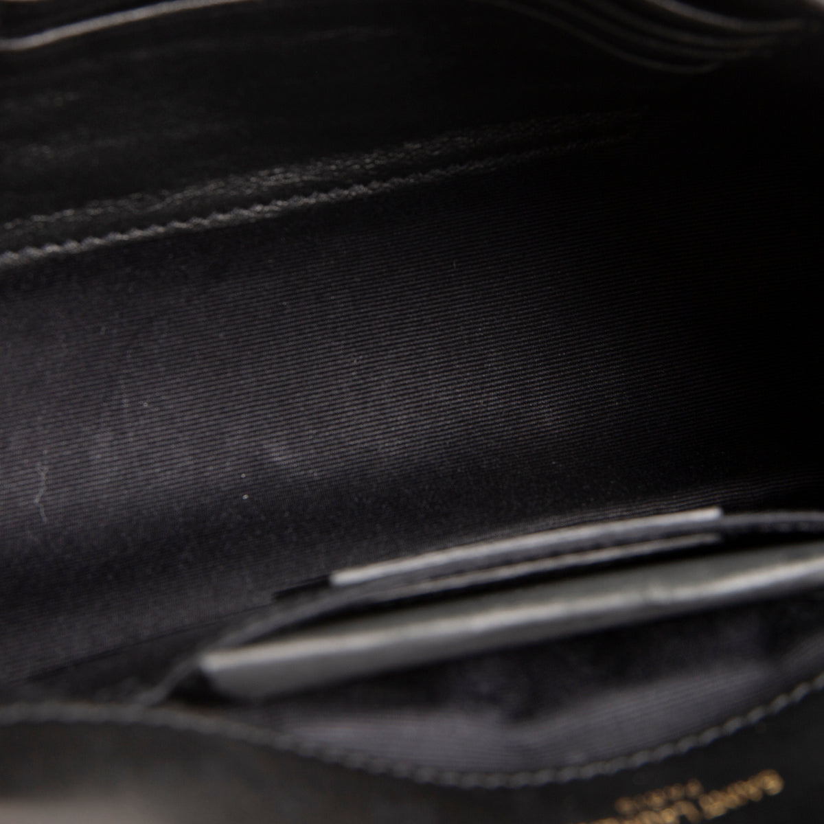 SAINT LAURENT Mini Jamie 4.3 Patchwork Shoulder Bag - Black