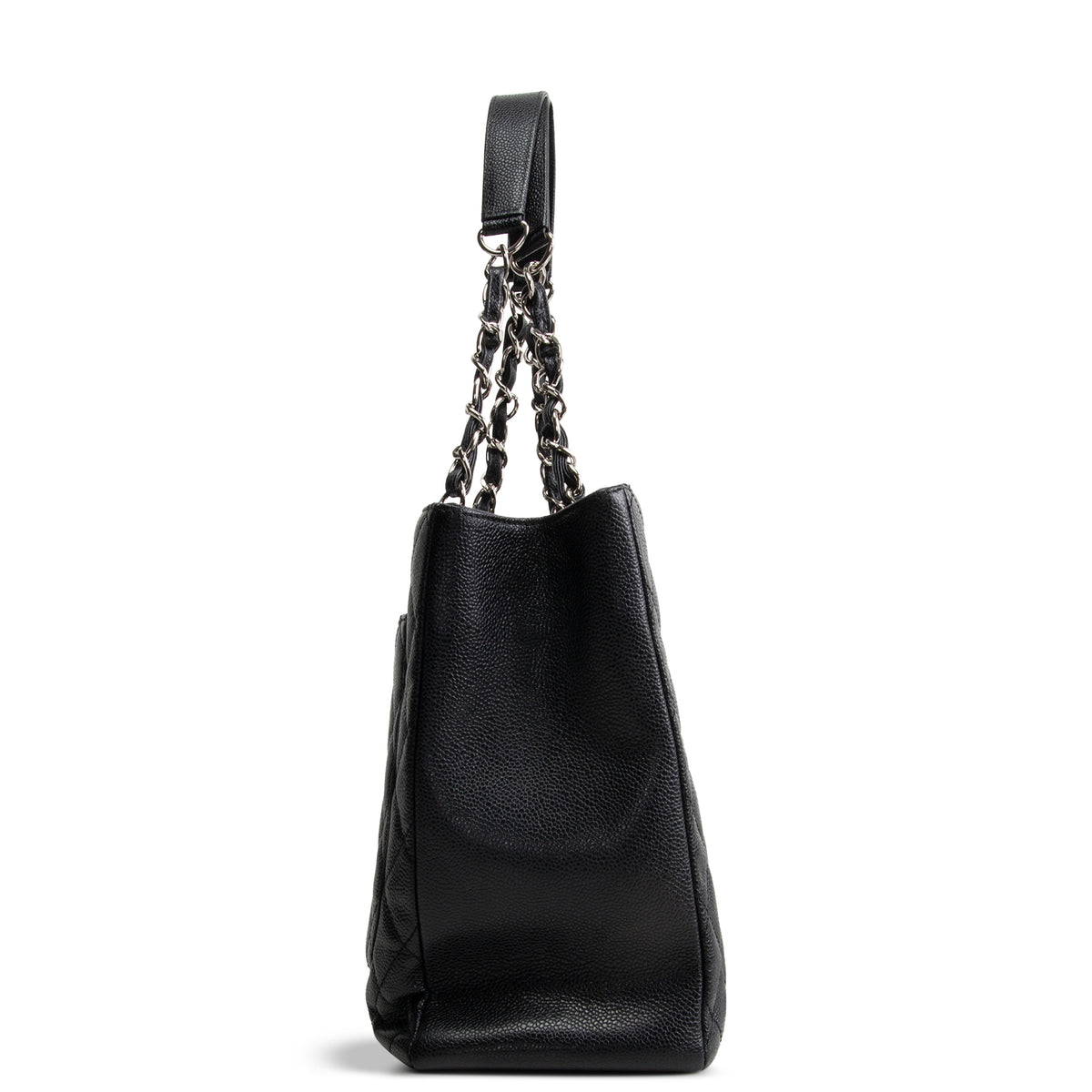 CHANEL Grand Shopping Tote - Black/Silver