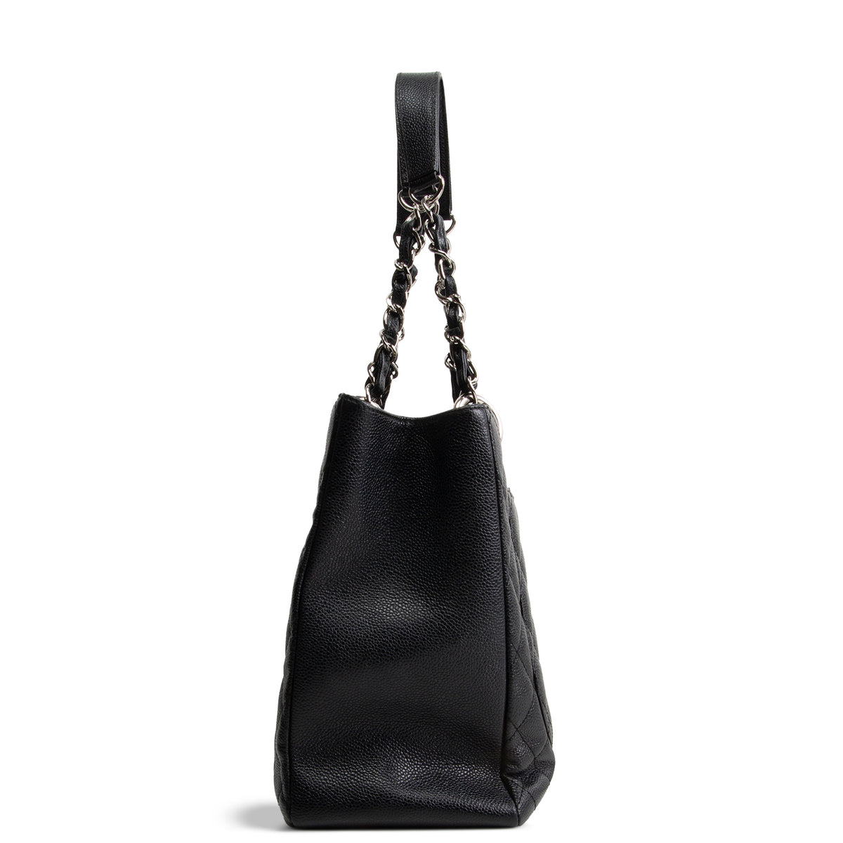 CHANEL Grand Shopping Tote - Black/Silver