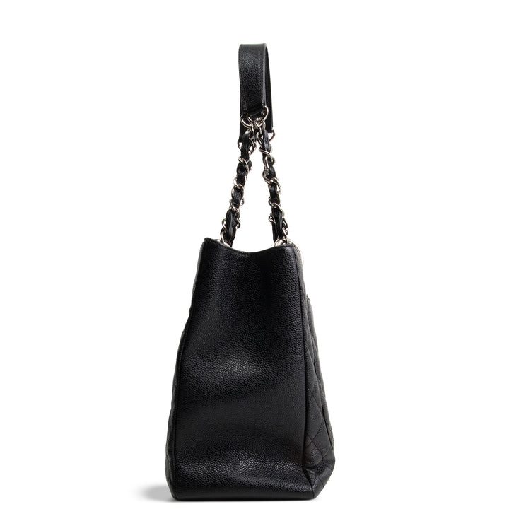 CHANEL Grand Shopping Tote - Black/Silver