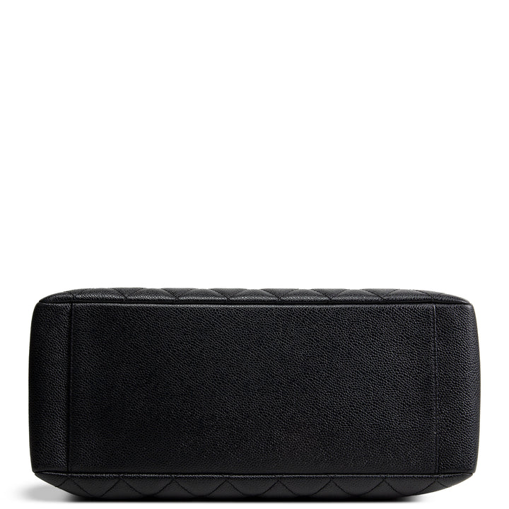 CHANEL Grand Shopping Tote - Black/Silver