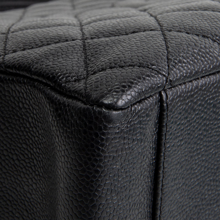 CHANEL Grand Shopping Tote - Black/Silver