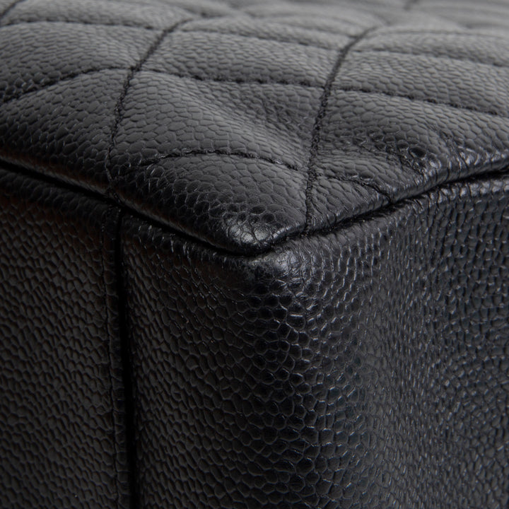 CHANEL Grand Shopping Tote - Black/Silver