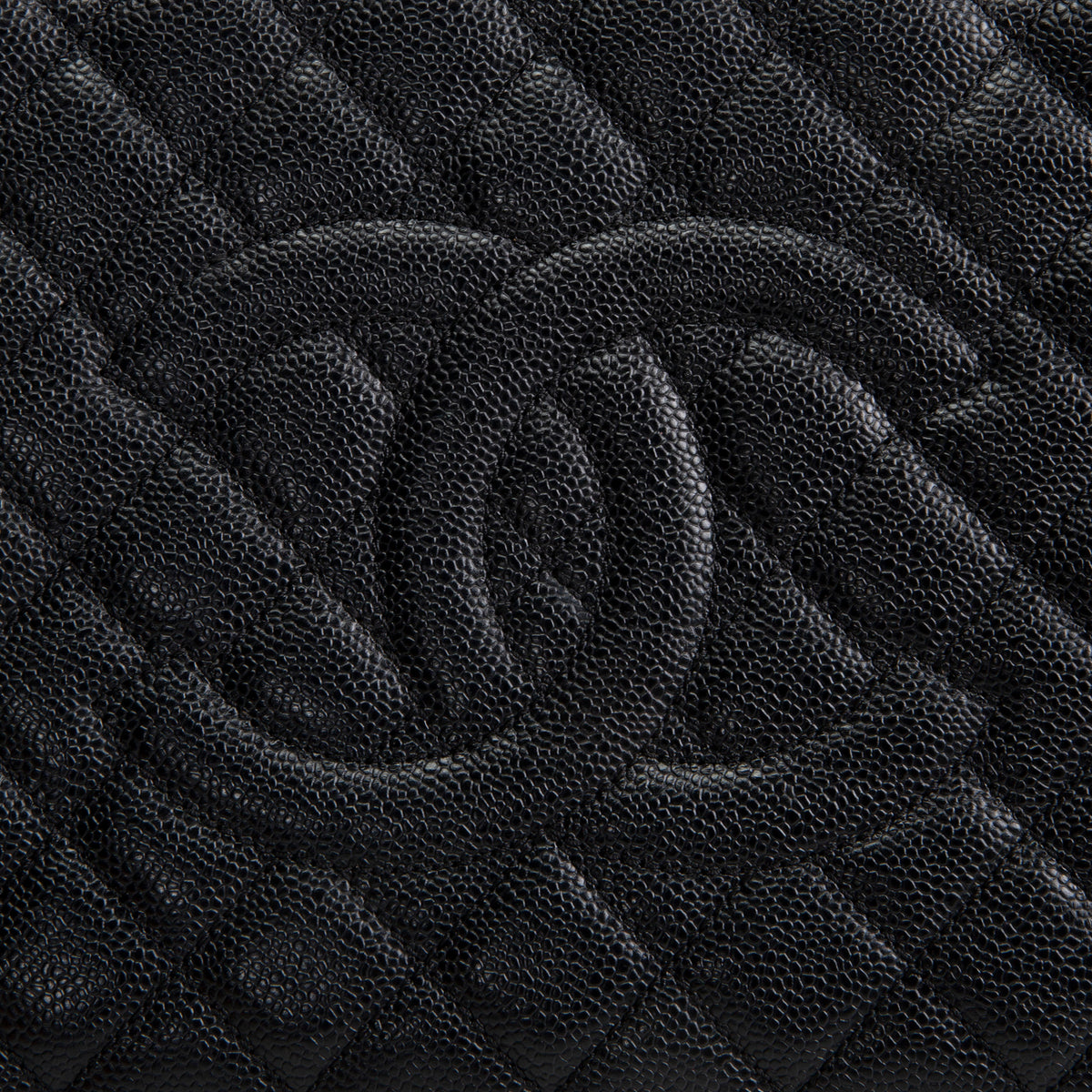CHANEL Grand Shopping Tote - Black/Silver