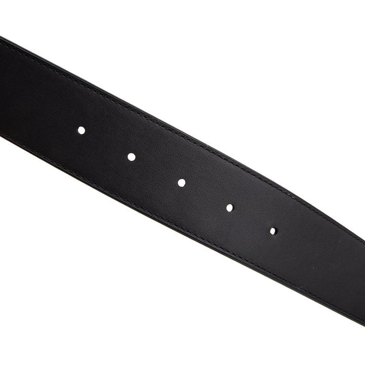 LOUIS VUITTON Monogram Eclipse Initiales Reversible Belt