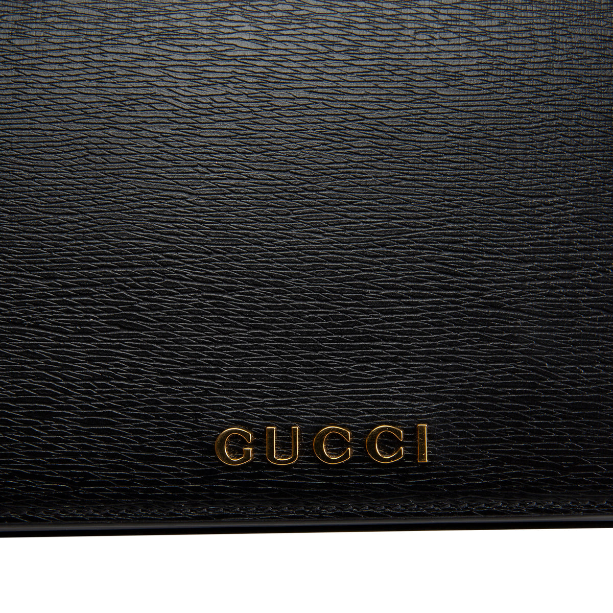 GUCCI Script Wallet on Chain - Black