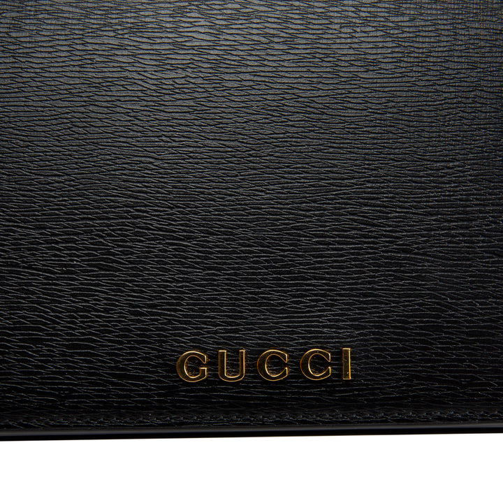GUCCI Script Wallet on Chain - Black