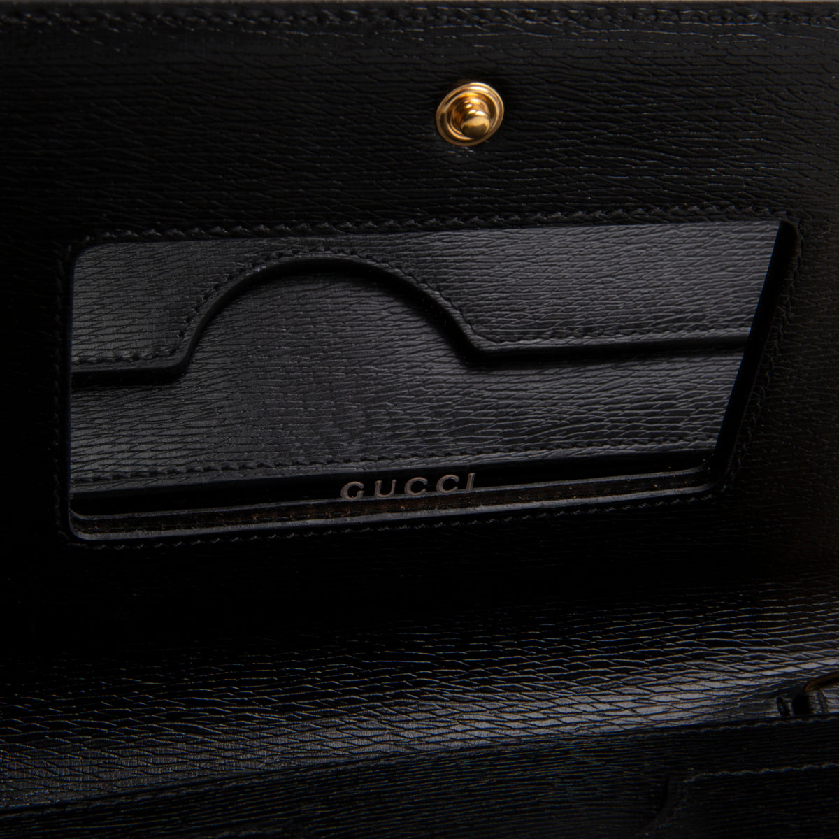 GUCCI Script Wallet on Chain - Black