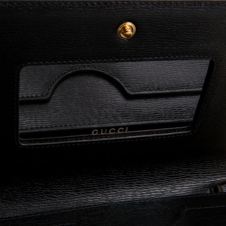 GUCCI Script Wallet on Chain - Black