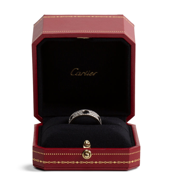CARTIER Classic Pavé Diamond Ceramic Ring