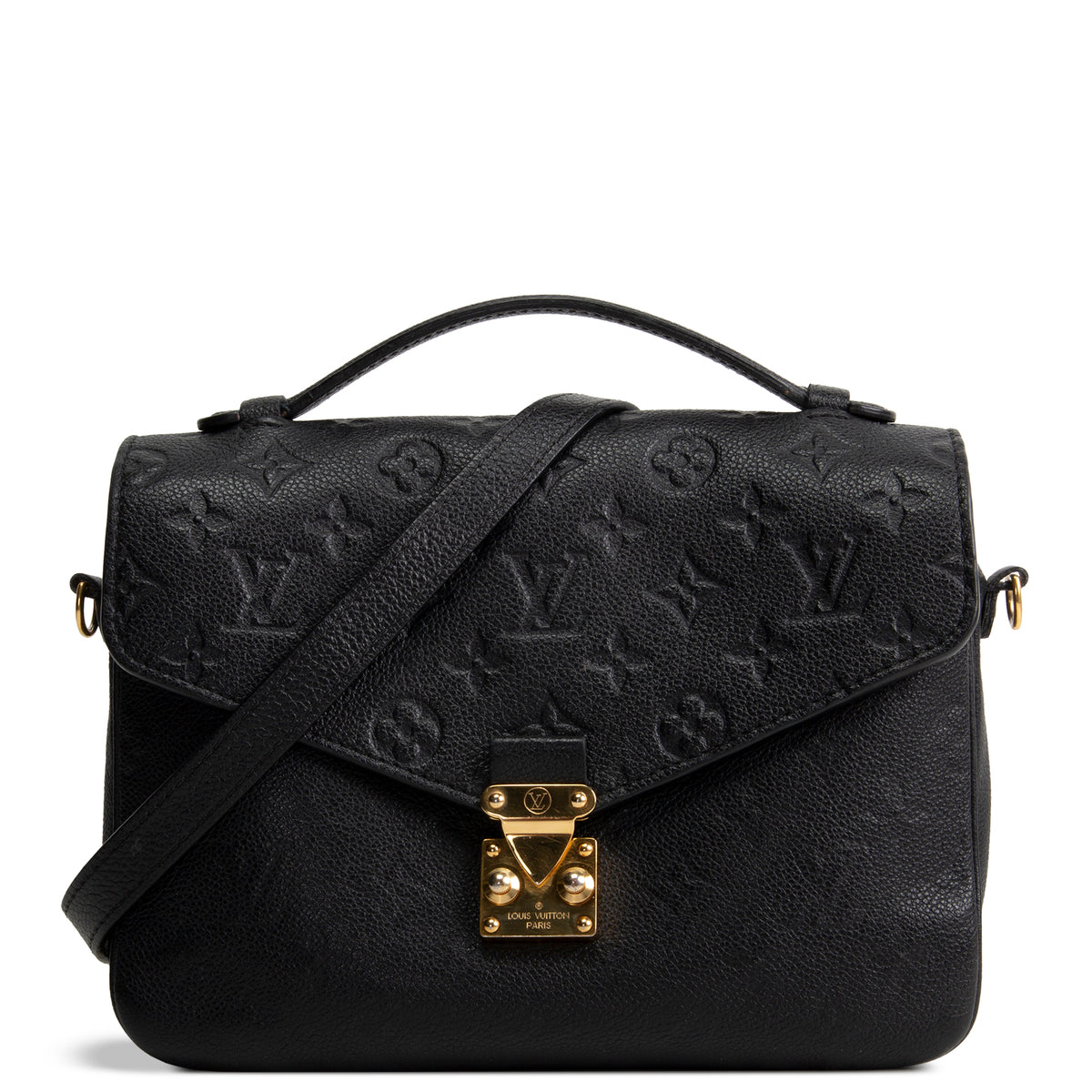 LOUIS VUITTON Pochette Metis Empreinte Black