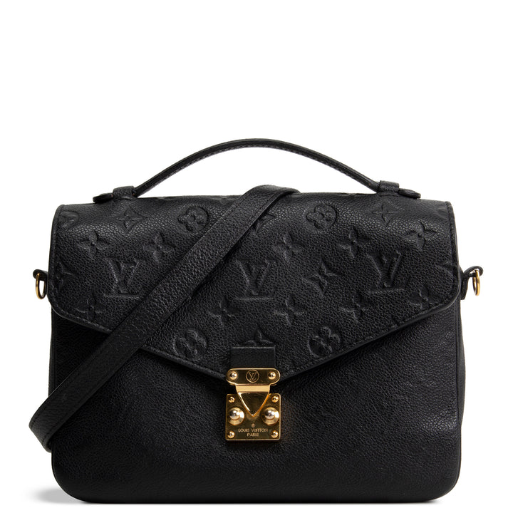 LOUIS VUITTON Pochette Metis Empreinte Black