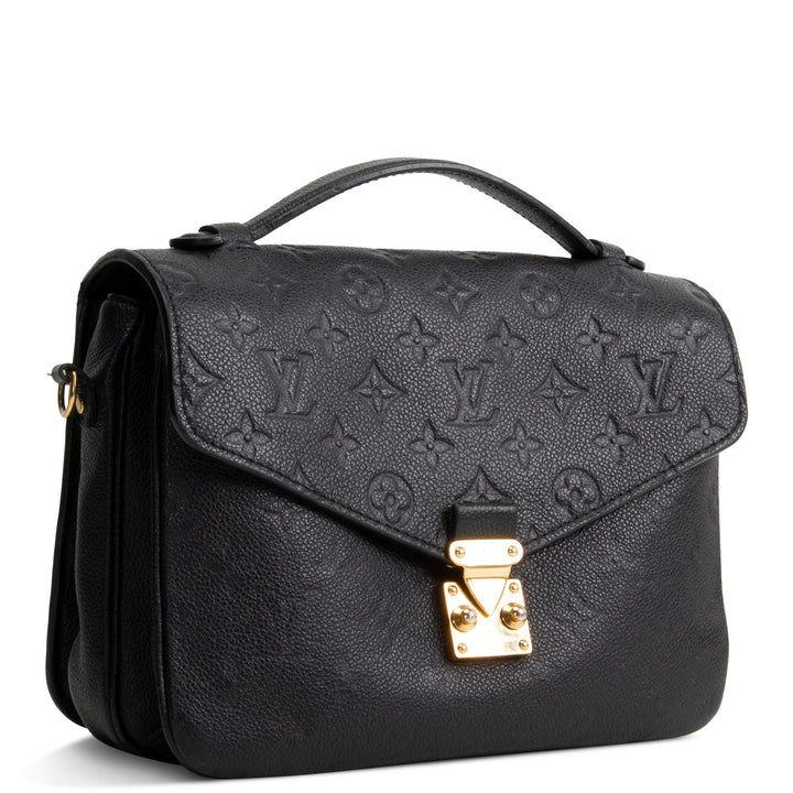 LOUIS VUITTON Pochette Metis Empreinte Black